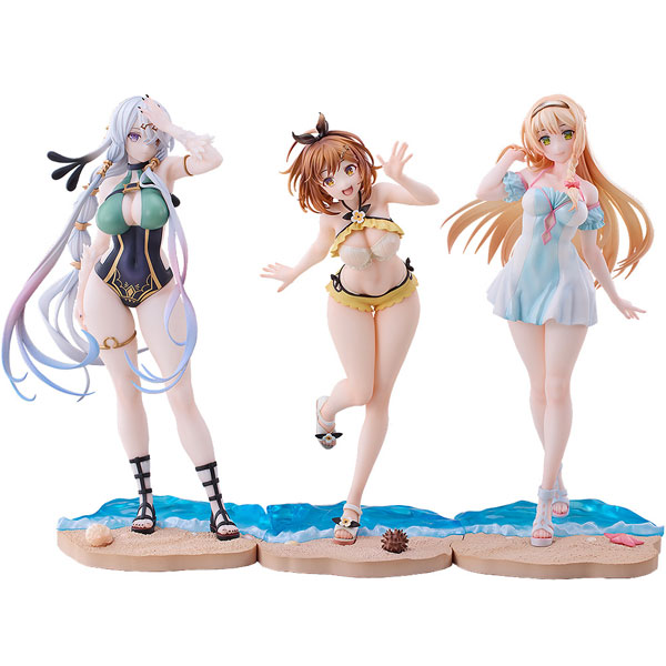 ライザ＆クラウディア＆リラ 水着Ver セット ライザのアトリエ ～常闇の女王と秘密の隠れ家～ 【特典】1/7スケール 塗装済完成品フィギュア ソラレイン（Solarain）【PR】