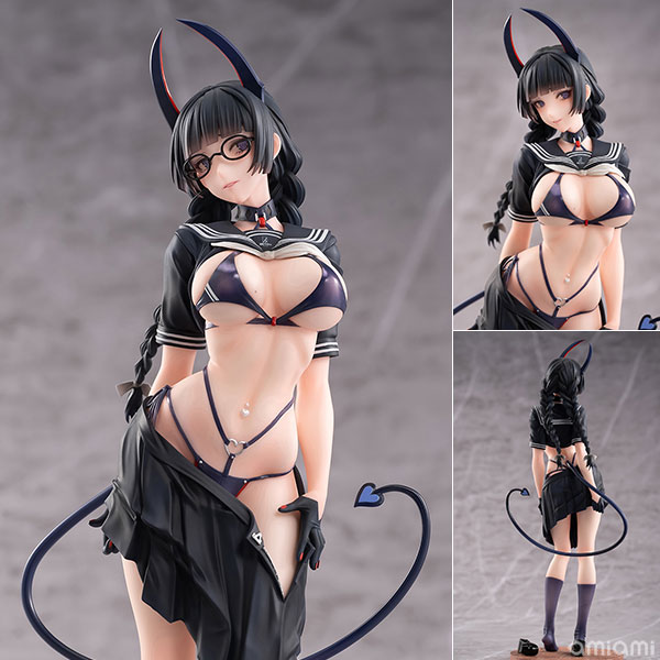 サキュバス委員長さん 澪奈 illustration by ばん！ 【特典】1/6スケール 塗装済完成品フィギュア 大漫匠アニメスター【PR】