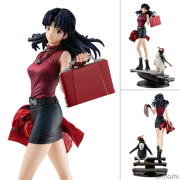 葛城ミサト＆ペンペン ヱヴァンゲリヲン新劇場版 【限定販売】GALSシリーズ 再販 塗装済完成品フィギュア メガハウス（MegaHouse）【PR】