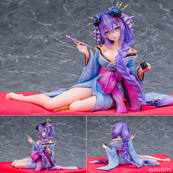 パープルハート 和服Ver. 閃乱忍忍忍者大戦ネプテューヌ -少女達の響艶- 1/7スケール 塗装済完成品フィギュア カドカワゲームリンケージ（KADOKAWA Game Linkage）【PR】