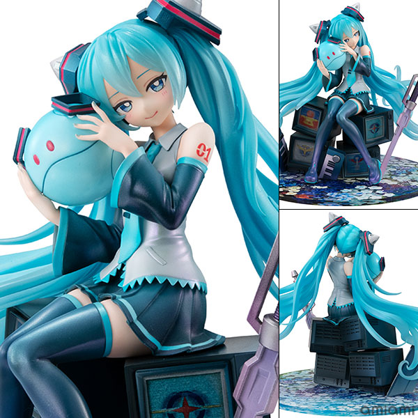 機動戦士ガンダム45周年×初音ミク 初音ミク×ダブルオーガンダム VOCALOID 【限定販売】Lucrea(ルクリア) 1/7スケール 塗装済完成品フィギュア メガハウス（MegaHouse）【PR】
